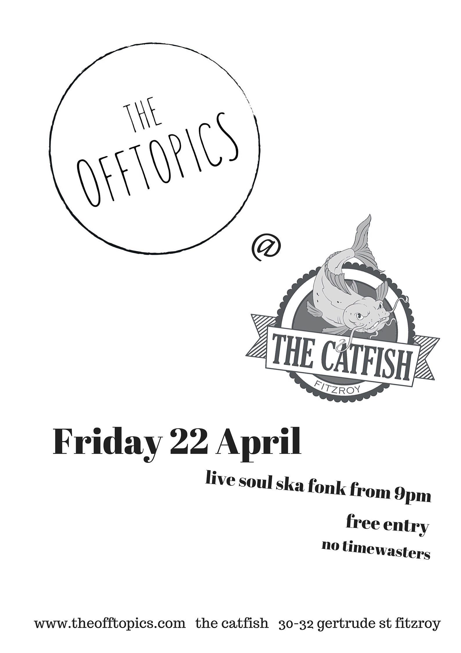 the offtopics ay The Catfish 22 Apr