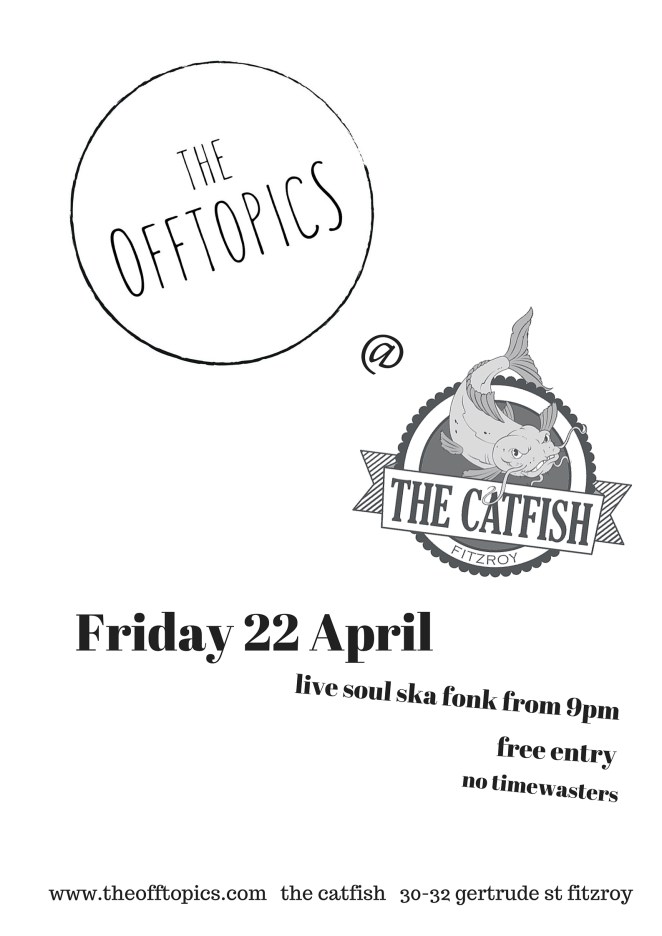 the offtopics ay The Catfish 22 Apr